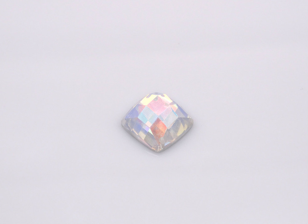 100 Pieces - 18x22 mm Diamond Stone - Clear AB