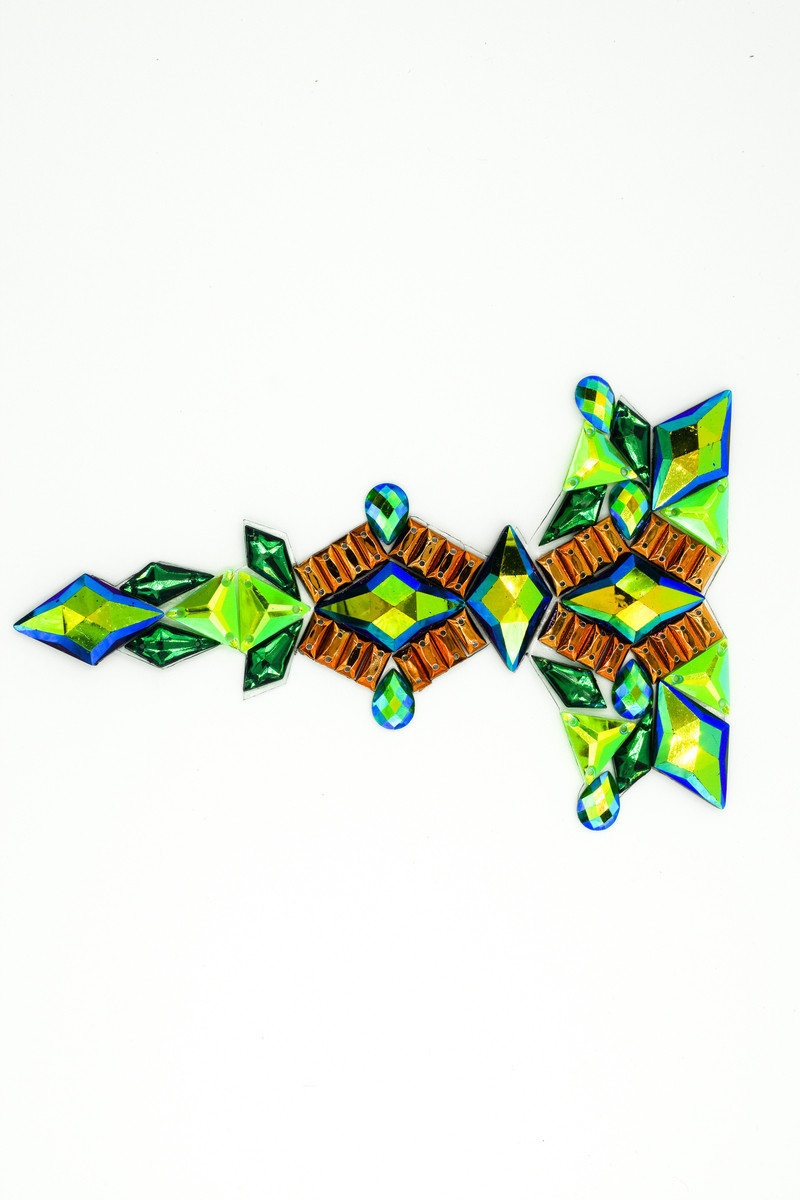 Multi Green Applique 2 (1 pc) image